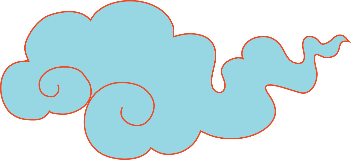Decorative cloud